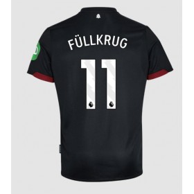 West Ham United Niclas Fullkrug #11 Borta Kläder 2024-25 Kortärmad